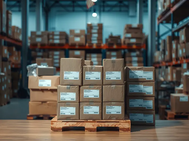 包装粘接材料成品堆放